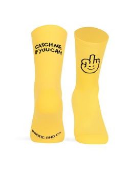 Ponožky Pacific and Co Catch Me žlté