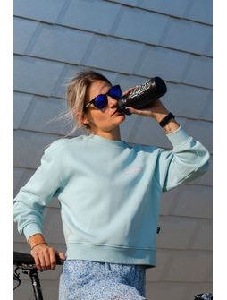 Felpa da donna La bici e amore Pink Love - blu