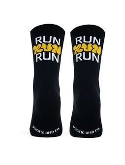 Ponožky Pacific and Co RUN RUN Black