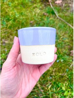 Espresso hrníček Kolo je láska - Opravdová láska fialová