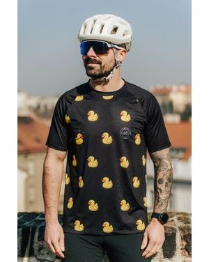 MTB cyklistický dres Kolo je láska Duck černý pánský