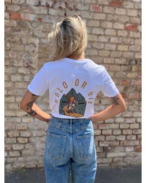 Tričko Kolo je láska Kolo Or Die unisex - bílá