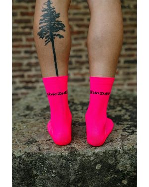 Ponožky na běhání Běh je láska Běhozmrd - neon růžová
