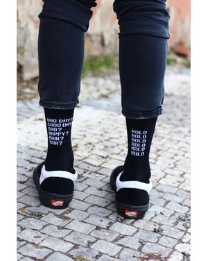 Ponožky na kolo Kolo je Láska Bad day - černá