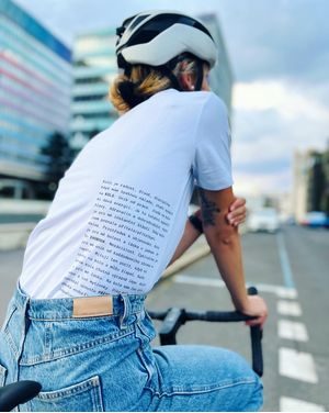 Tričko Kolo je láska Vaše pocity unisex - bílá