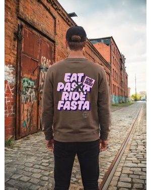 Pánská mikina Kolo je láska Knedlo Vepřo Ride - khaki