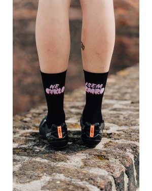 Ponožky na kolo Kolo je Láska Nejsem Cyklozmrd - černá