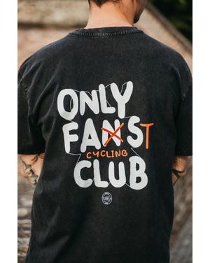 Tričko Bajk je láska OF Cycling Club Oversize - čierna