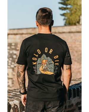 Tričko Kolo je láska Kolo Or Die unisex - černá