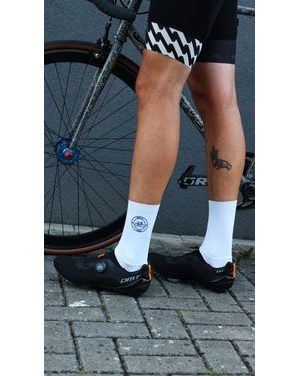 Aero ponožky na kolo Kolo je láska - bílá
