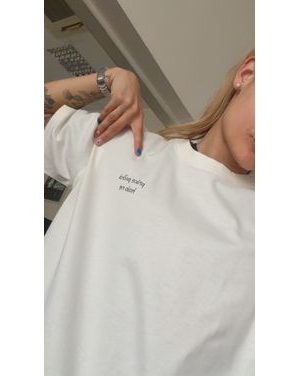 Tričko Kolo je láska Práce počká, kolo ne unisex oversize - krémová