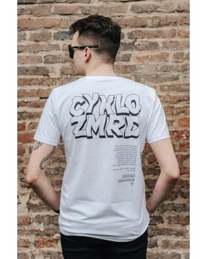 Tričko Kolo je láska Nejsem Cyklozmrd unisex - bílá