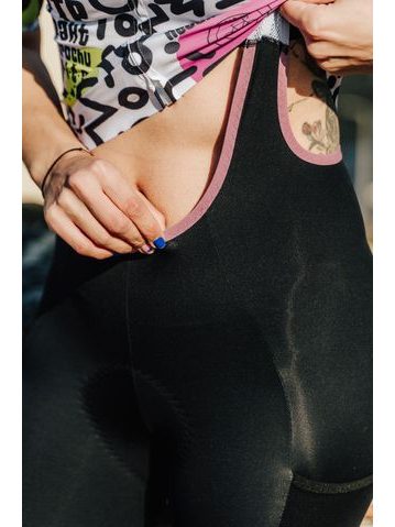 Dámské cargo cyklistické kalhoty Kolo je láska No Broken hearts - hnědá