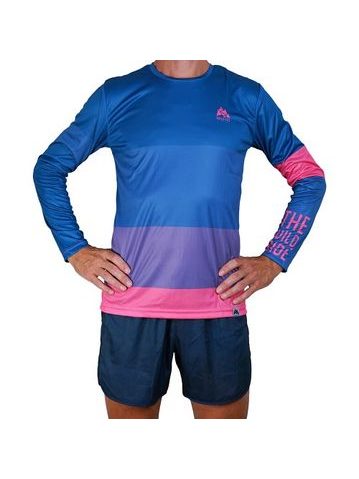 WildTee Běžecké triko CAO PURPLE - Fialová