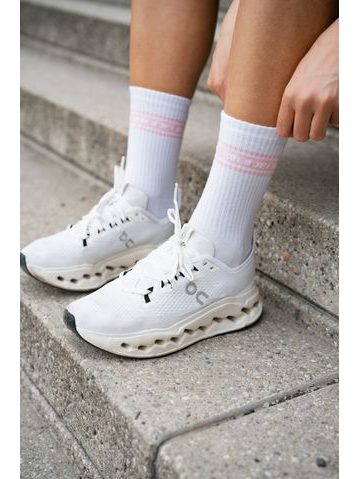 Bavlnené ponožky Bajk je láska Pásovky - čierna