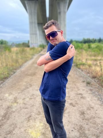 Tričko Kolo je láska Addiction unisex - černá