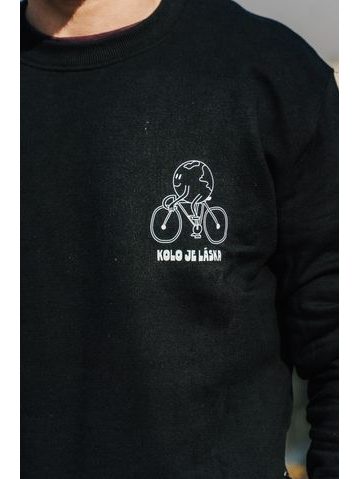 Dámska mikina Kolo je láska Pink Love - modrá