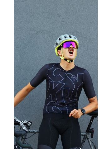 Tričko Kolo je láska Nejsem Cyklozmrd unisex - černá