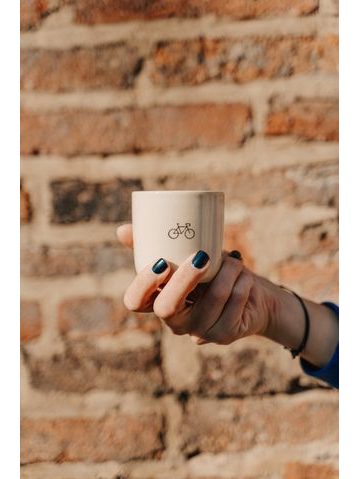 Espresso hrníček Kolo je láska Cyklozmrd