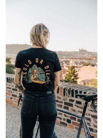 Tričko Kolo je láska Kolo Or Die unisex - černá