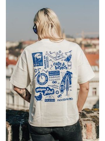 Tričko Kolo je láska Moje Kolo Je Lepší - černá s modrým, unisex