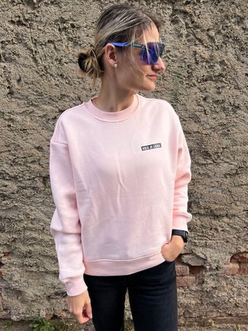 Dámská mikina Kolo je láska Pink Love - černá