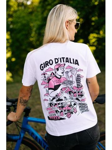 Tričko Kolo je láska Giro d´Italia unisex - bílá