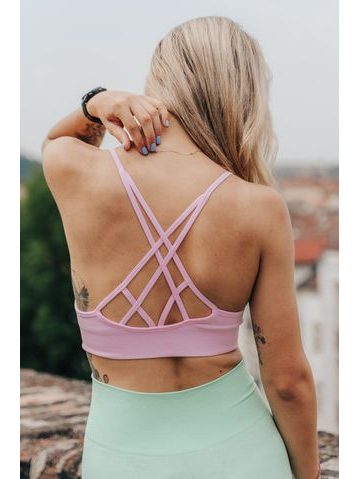 Podprsenka Fitko je láska Tak začni Cross straps - pink
