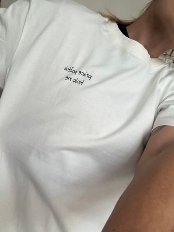 Scaldacollo La bici e amore Vrstevnice - bianco