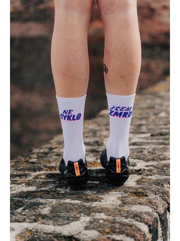 Tričko Kolo je láska Nejsem Cyklozmrd unisex - bílá