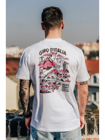 Tričko Kolo je láska Giro d´Italia unisex - bílá