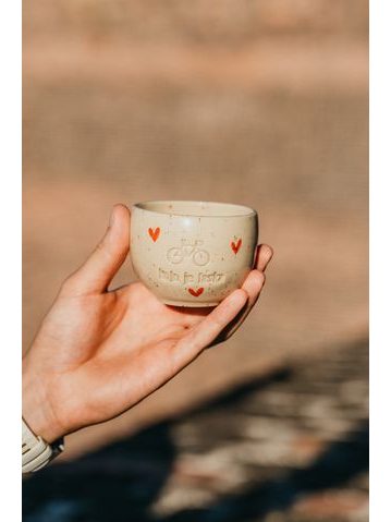 Espresso hrníček Kolo je láska Od srdíčka