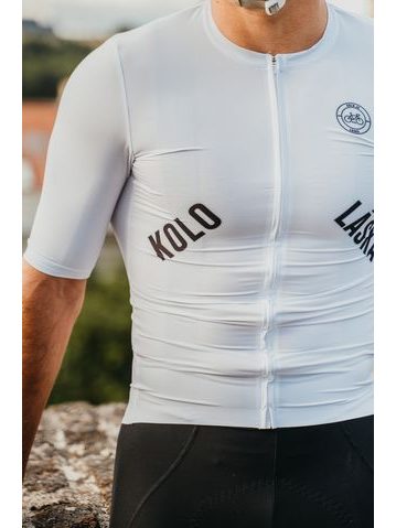 Dámský cyklistický dres Kolo je láska - prostě bílej dres