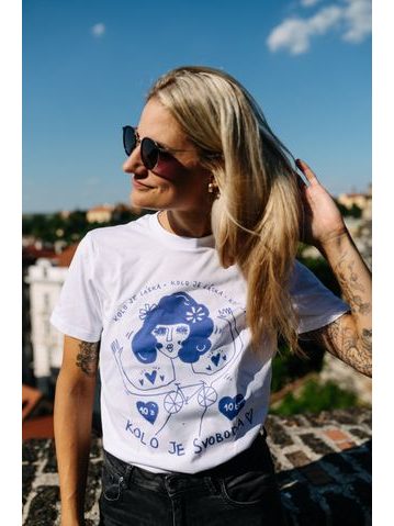 Tričko Kolo je láska Vaše Svobodaaaa