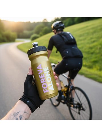 Cyklistická láhev Kolo je láska Foreva Alone Ride