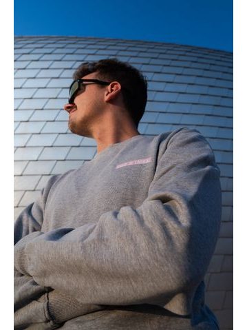 Mikina Kolo je láska Pink Love - šedá