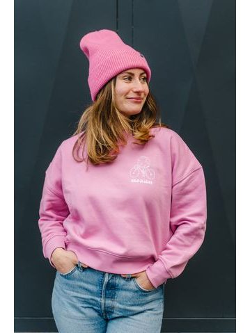 Dámská mikina Kolo je láska Pink Love - černá