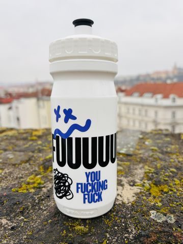 Cyklistická láhev Kolo je láska Fuuuuuuck