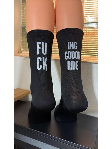 Ponožky na kolo Kolo je Láska Fuckin Goooood Ride - černá