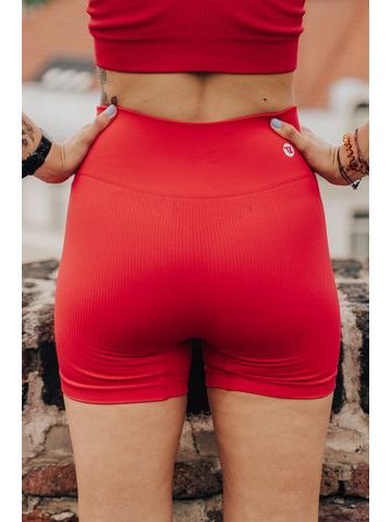 Legíny šortky Fitko je láska Tak začni - svůdná červená