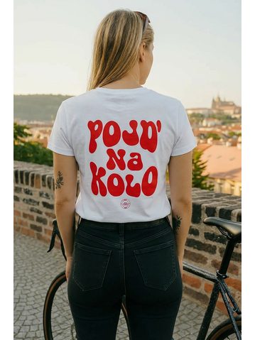 T-shirt La bici e amore Vai in bici unisex con rosso