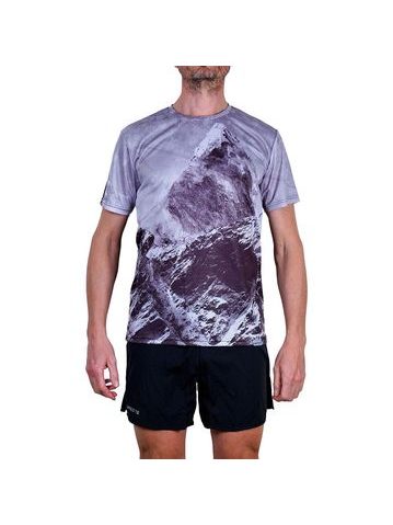 WildTee Běžecké triko CAO PURPLE - Fialová