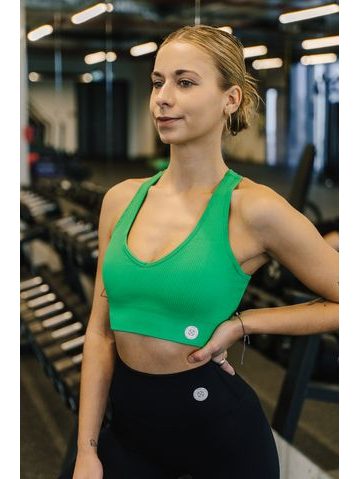 Podprsenka Fitko je láska - zelená jako čerstvě posekaná tráva