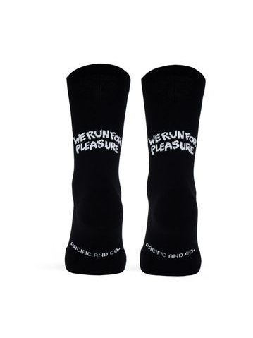 Pacific and Co Run For Pleasure Black Socks