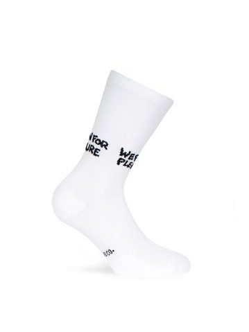 Ponožky na běhání Kolo je Láska Jsem Single - bílá