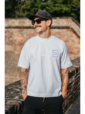 Tričko Kolo je láska Czechia unisex - OVERSIZE bílá