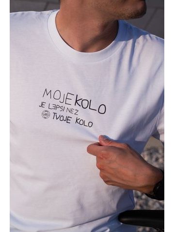 Tričko Kolo je láska Moje Kolo Je Lepší vol.2 UNI - bílá