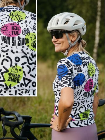 Pánské cyklistické kalhoty Kolo je láska - KJL - černá