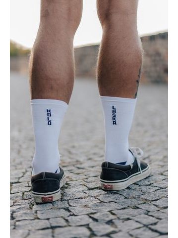 Ponožky na kolo Kolo je Láska - Modrá Láska
