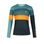 WildTee Běžecké triko COLORBLOK GREEN - Zelená
